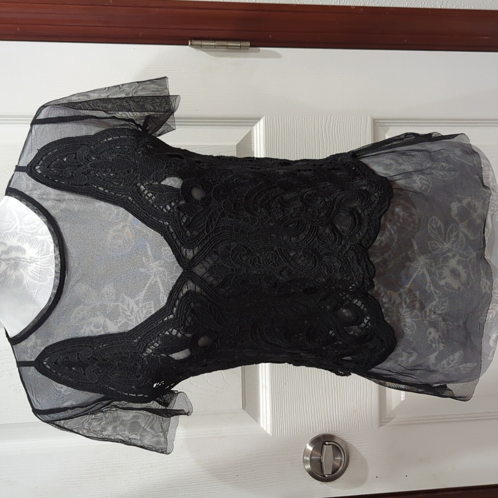 Zara Dressy Top Sz L